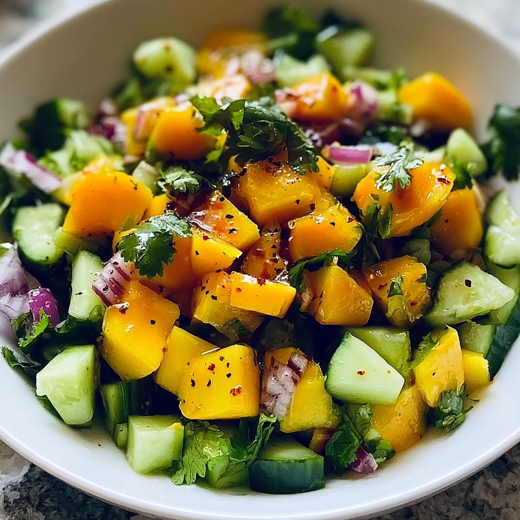 Mango-Gurken-Salat Rezept